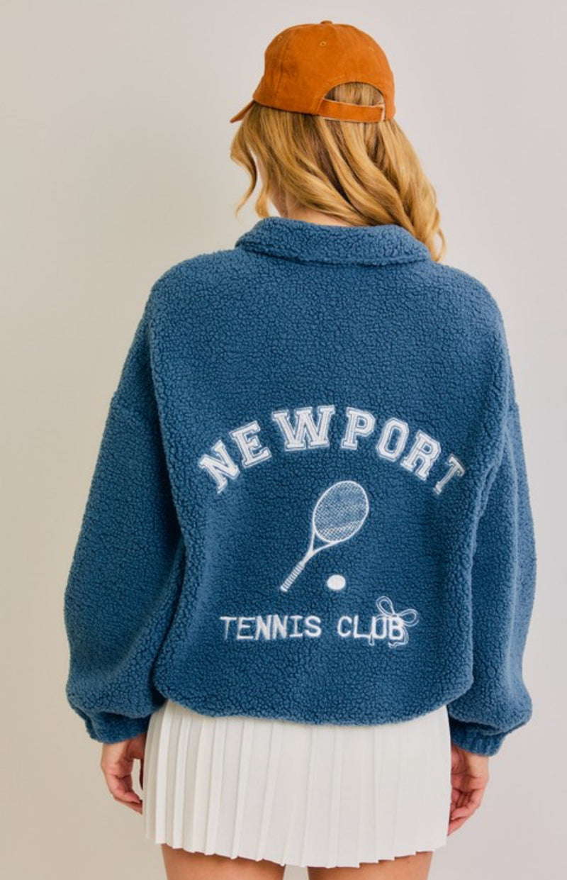 Newport Tennis Club Zip Fleece