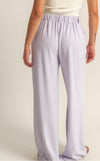 Waffle Knit High Waist Wide Leg Pants
