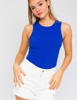 Sleeveless Ribbed Bodysuit