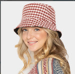 Houndstooth Bucket Hat