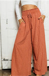 Ariana Smocked Wide Leg Pant